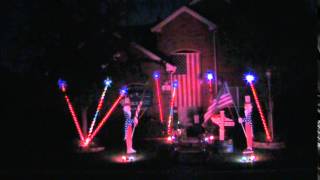 Hunt Family 4th of July Lights & Sound show 2014 - American Salute