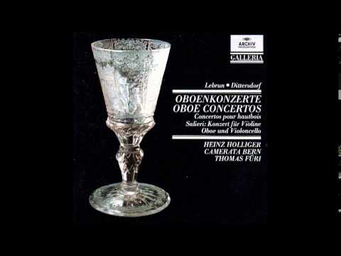 Heinz Holliger, Salieri Triple Concerto for Violin Oboe and Cello in D major