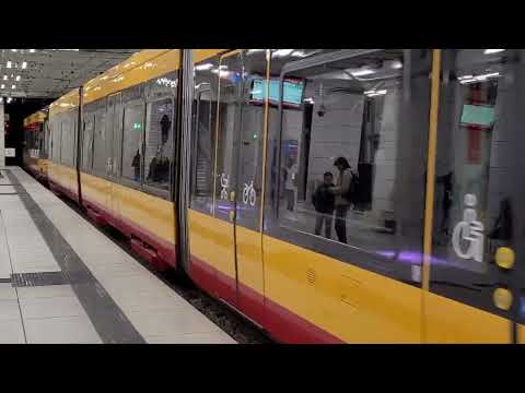 AVG ET 375, Einfahrt Karlsruhe Marktplatz Tunnelstation, 16.05.23