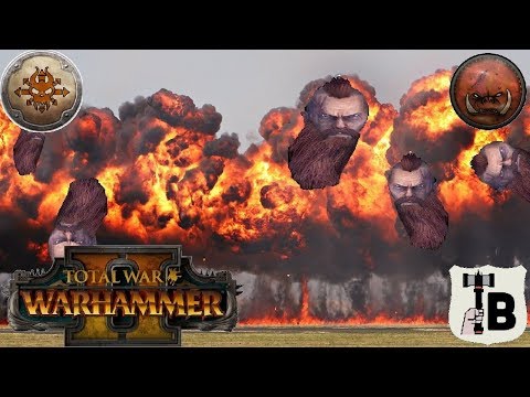 Wulfrik's Burning Head - Norsca vs Greenskins| Total War Warhammer 2 Quick Battle
