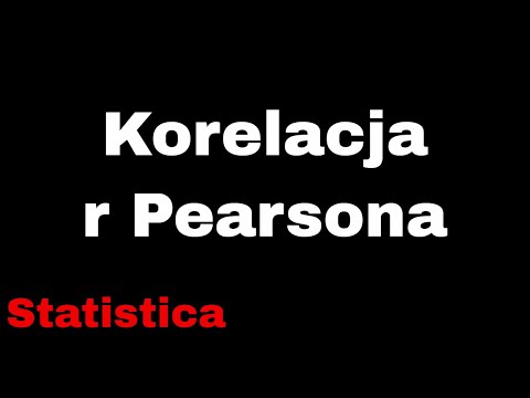 Korelacja r Persona - Statistica