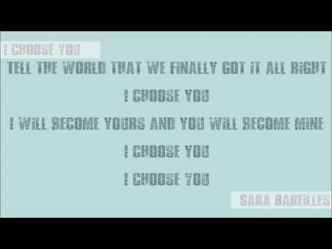 sara bareilles i choose you cover youtube sara bareilles i choose you cover youtube