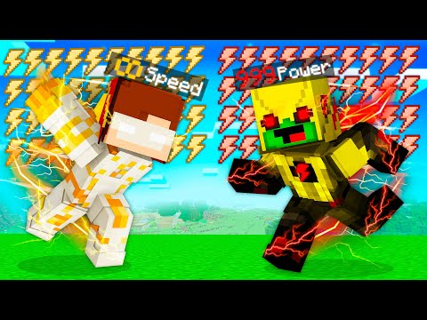 JJ and Mikey Became GODSPEED and REVERSE FLASH in Minecraft - Maizen