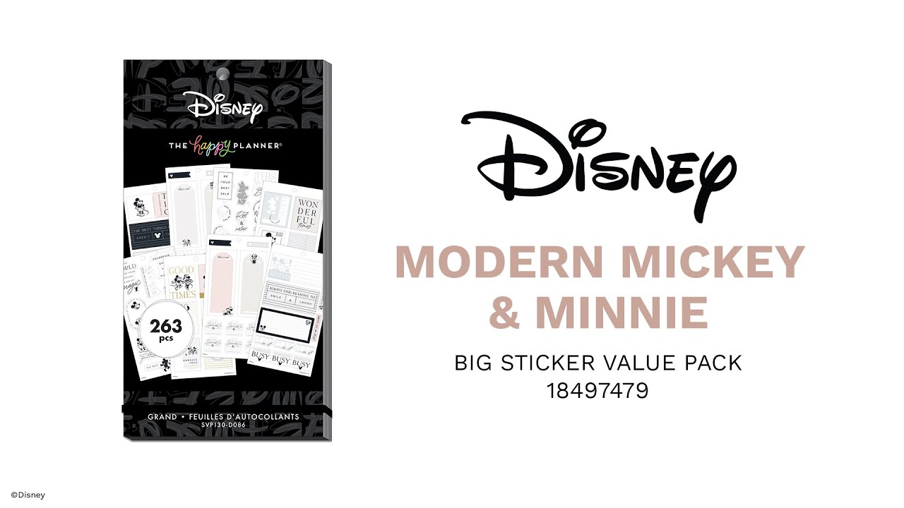 The Happy Planner Disney Mickey Mouse & Minnie Mouse Farmhouse