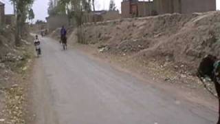 preview picture of video 'Crazy Cyclist near Tumen'