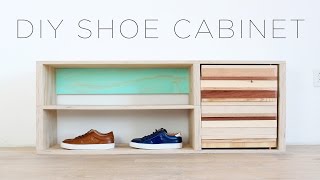 DIY Shoe Storage Cabinet