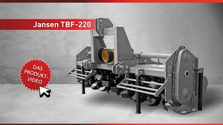 Rotavátor Jansen TBF-220, kultivátor, zadný, 2,20 m 
