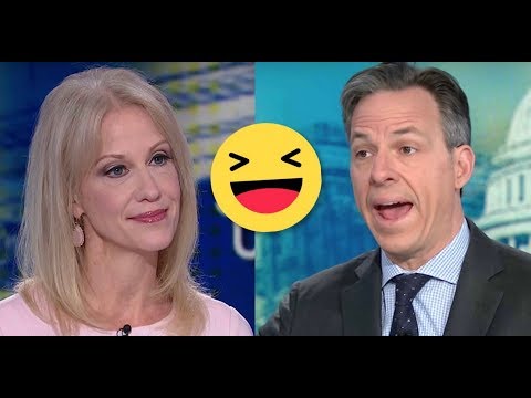 WATCH JAKE TAPPER'S PRICELESS REACTION WHEN KELLYANNE CALLS OUT CNN'S WALL TO WALL STORMY COVERAGE!