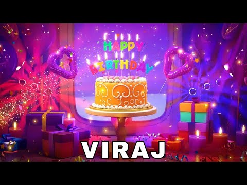 Happy Birthday Viraj, Birthday of Viraj, Best Birthday Wishes
