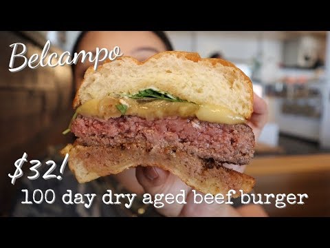 $32 100 Day Dry Aged Burger! | Belcampo Meat Co