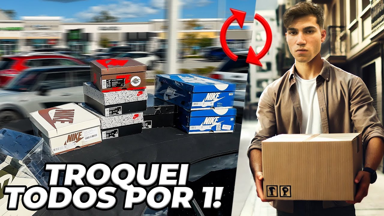 FIZ UMA TROCA DE 80 MIL REAIS POR UM TÊNIS EXCLUSIVO!