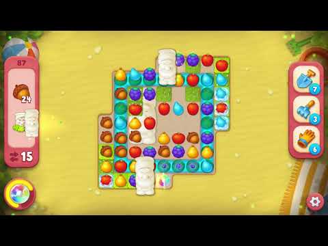 Gardenscapes - Level 87 @Games4Fun✅