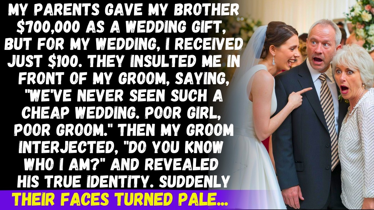My parents gave my brother $700K as a wedding gift but for my wedding, I received just $100 but then