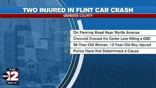 Woman, 13-year-old critically injured in head-on crash in Flint
