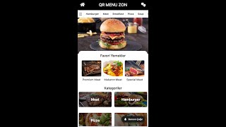 Restoranlar İçin QR Menü Teması (Wordpress qr menü teması)