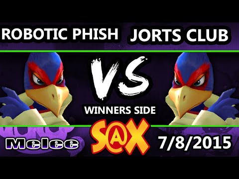 S@X 105 - Robotic Phish (Falco) Vs. Jorts Club (Falco) SSBM Tournament - Smash Melee