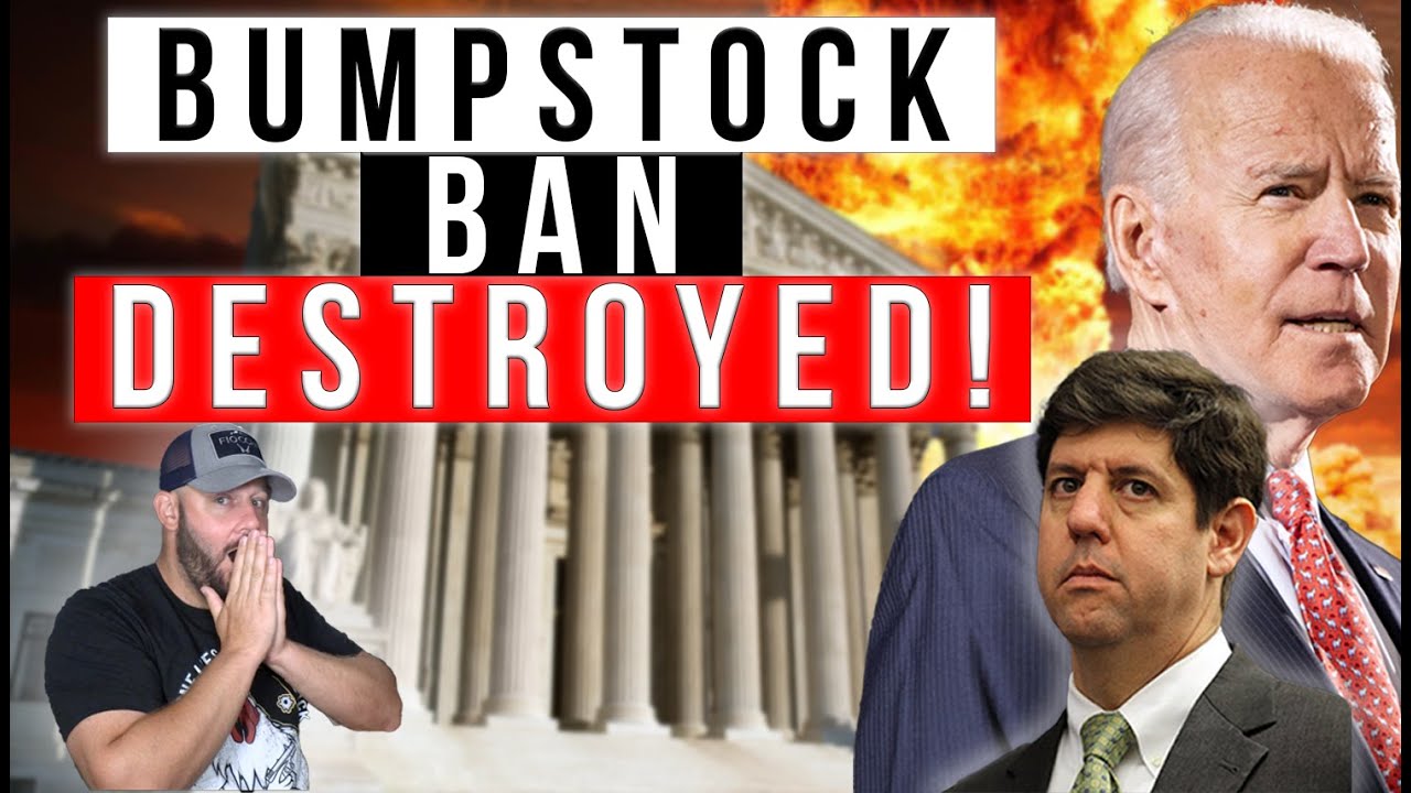 BREAKING: BUMPSTOCKS BAN RULED UNCONSTITUTIONAL!!!