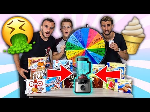 SMOOTHIE CHALLENGE con i GELATI!!! 🤮 *siamo stati male* - SFIDA DEI FRULLATI