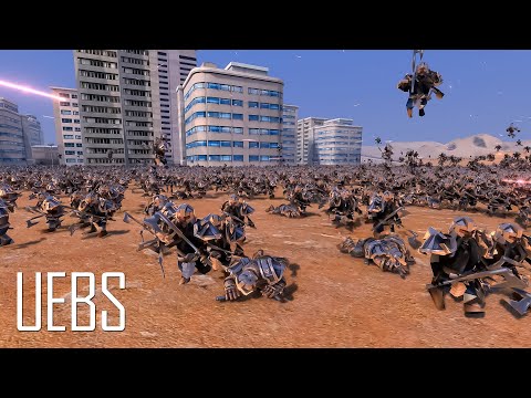 24.000 Tornado Troopers vs 23.000 Dwarfs- Ultimate Epic Battle Simulator 2- UEBS 2