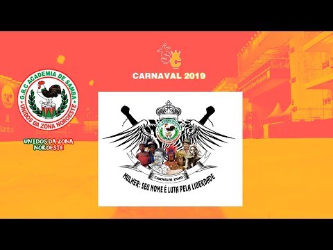 Resumo do desfile: Unidos da Zona Noroeste, 2019.