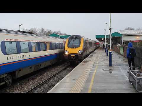 220003 Cross Country joining 222001 EMR in Chesterfield 14.03.2021
