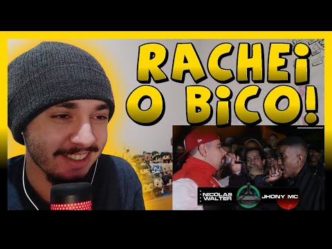 JHONY MC Vs Nicolas Walter 🤣 | 1 FASE | 504º Batalha do Tanque Edição DESAFIO | 2022 | REACT BAUEB