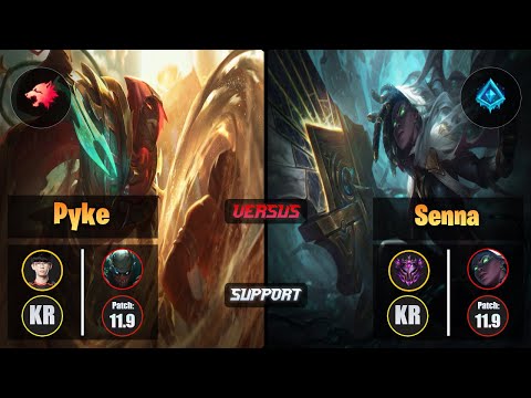 Irove PYKE (Support) [Predator] VS SENNA - Master KR Patch 11.9