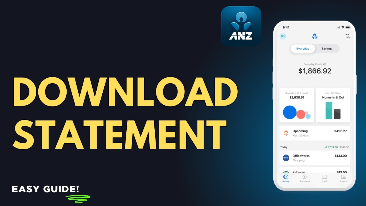 How to Download ANZ Statement PDF