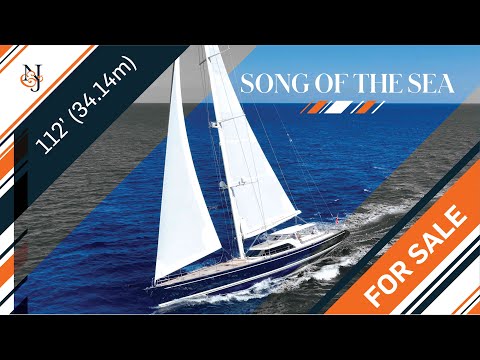 S/Y SONG OF THE SEA for Sale | 112' (34.14m) Nautor Swan Sailing Yacht | N&J Yacht Tour