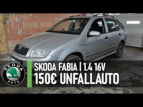 Skoda Fabia 1.4 16V MK1 | Ein 150€ Unfall Auto - Top oder Flop? Ist er noch zu retten? [235] 🔍