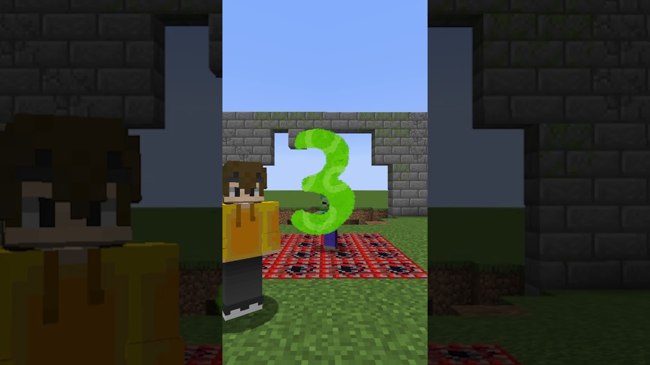 ゾンビくんが大ピンチ！みんなの力で助けて！ #マイクラ #まいくら #minecraft