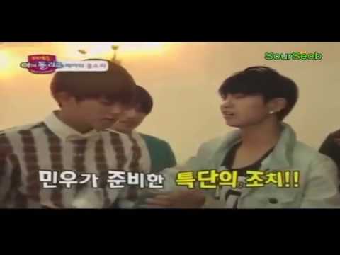 (Funny Moment) ZE:A Hyung Sik & Min Woo (Min Woo loves to tease Hyung Sik)