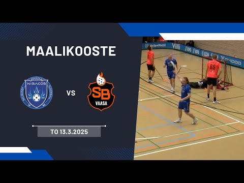 Nibacos - SB Vaasa to 13.3.2025 (1. Playoff) | Maalikooste
