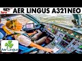Lovely Cockpit Approach Into New York Newark Aer Lingus A321neo