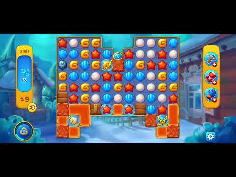 Fishdom level 2097 | СЛОЖНЫЙ УРОВЕНЬ