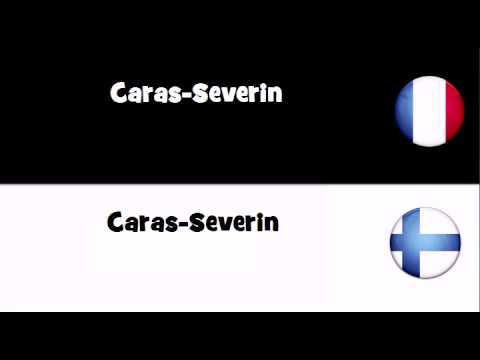VOCABULAIRE EN 20 LANGUES = Caras-Severin