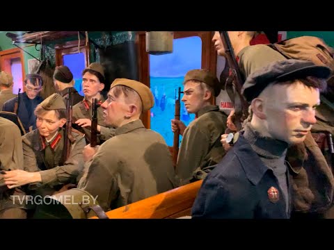 "Поезд Победы" прибыл в Гомель видео