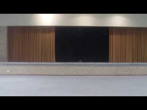 Trumpf 95 Side Cord Operation track system with Stage Velvet BARCELONA.