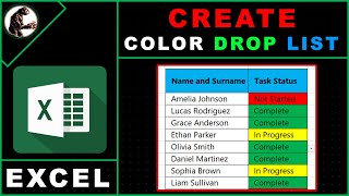 How to Color the Drop Down List in Excel