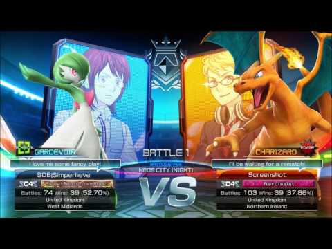 Pokken UK Tournament 1 R1: SDB || Simperheve (Gardevoir) VS Charizard286 (Suicune, Charizard)