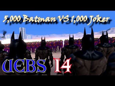 5,000 Batman Vs 1,000 Jokers - Ultimate Epic Battle Simulator - Ep 14