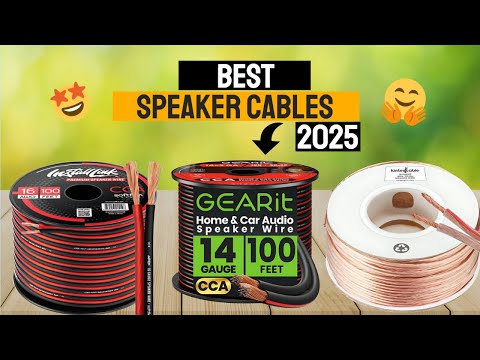 Best Speaker Cables for Audiophiles 2025 🔊 Top 5 Speaker Wires for Home Theater, Car Audio & HiFi