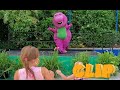 Barney Shares A Dance With Friends Social Distancing At Universal Studios CLIP SUBSCRIBE