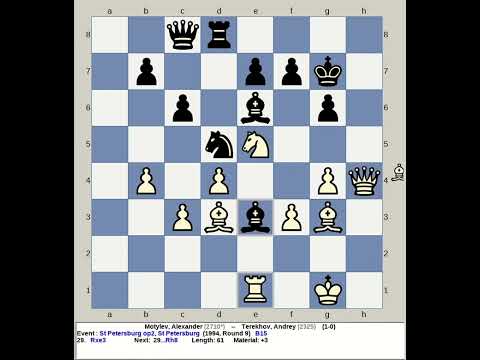 Motylev, Alexander vs Terekhov, Andrey | St Petersburg Chess Open 1994, Russia