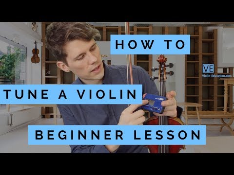 How To Tune A Violin - For Beginners - Easy!
