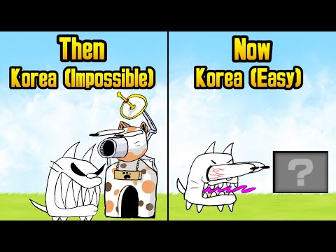 Korea Then vs Now (Battle cats)