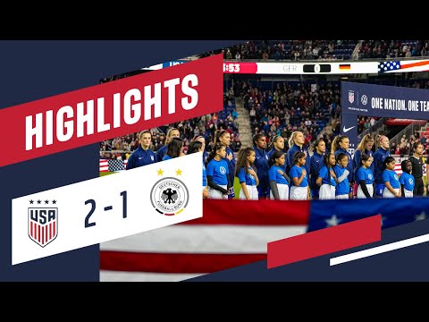 USWNT vs. Germany: 1:00 Highlights - Nov. 13, 2022