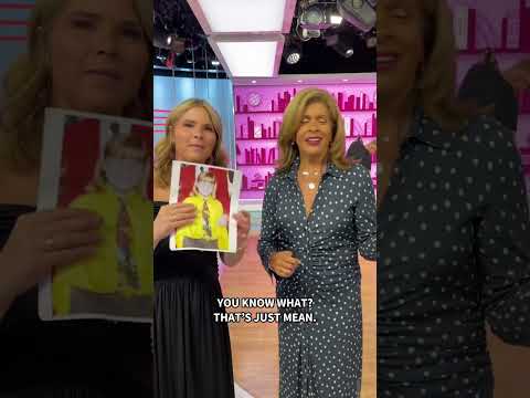 Asking our anchors to sign old photos of themselves