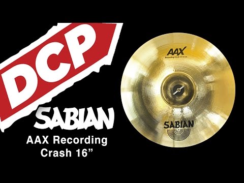 Sabian Prototype AAX Recording Crash Cymbal 16"
