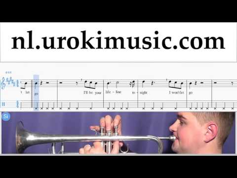 Trompet Leren Spelen Major Lazer, Justin Bieber - Cold Water Trompetles Deel#2 Studie Klasse